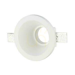 V-TAC VT-773 süllyesztett GU10 gipsz lámpatest, fehér, Ø13,2 cm small 2