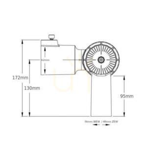 Karos adapter LED utcai lámpákhoz 48mm V-TAC VT-11858 VT-795-1 VT-795-1 small 3