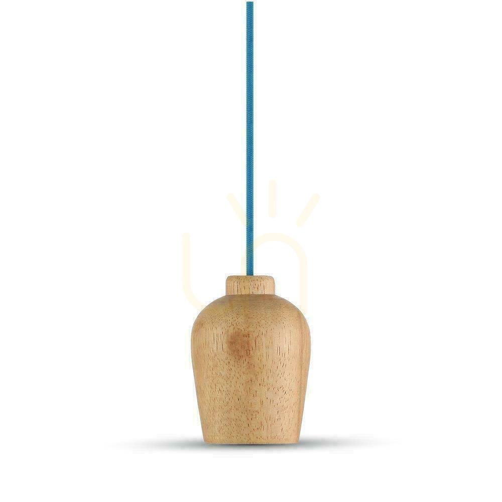 Előnézet V-TAC VT-7778-BL fa E27 függesztett foglalat kék, 1 m-es kábellel V-TAC VT-7778-BL fa E27 függesztett foglalat kék, 1 m-es kábellel