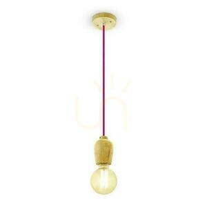 V-TAC függesztett lámpatest fa piros huzal VT-7778-R 5 év garancia 1 V-TAC függesztett lámpatest fa piros huzal VT-7778-R 5 év garancia small 1