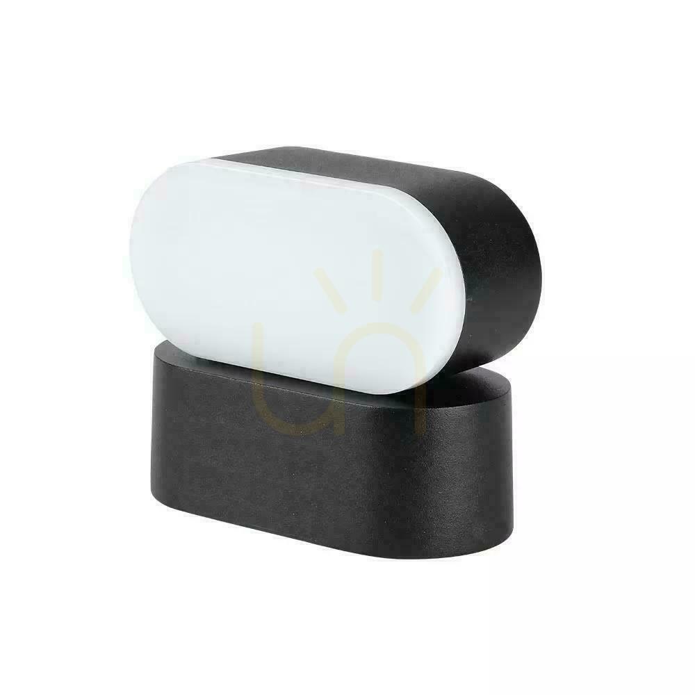 Jelölje be Fali lámpa V-TAC 6W LED Fekete IP65 Forgatható 350st VT-816 3000K 722lm. Fali lámpa V-TAC 6W LED Fekete IP65 Forgatható 350st VT-816 3000K 722lm.