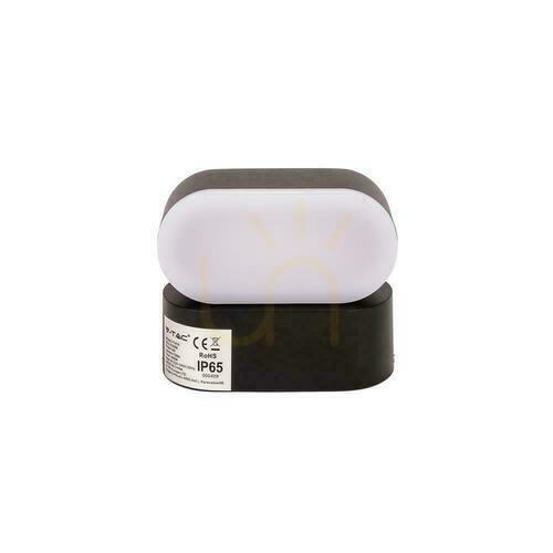 Jelölje be V-TAC VT-816 fekete LED kültéri fali lámpa 5 W 4000 K IP65 800 lm