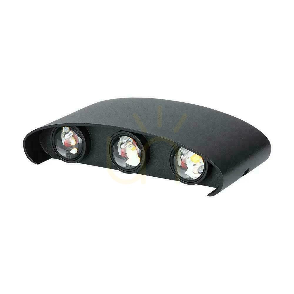 Előnézet Falra szerelhető, felülről lefelé V-TAC 6W LED Fekete IP54 VT-846 3000K 630lm Falra szerelhető, felülről lefelé V-TAC 6W LED Fekete IP54 VT-846 3000K 630lm