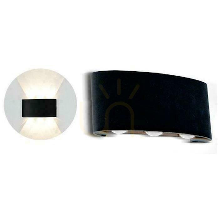 Jelölje be Falra szerelhető, felülről lefelé V-TAC 6W LED Fekete IP54 VT-846 3000K 630lm Falra szerelhető, felülről lefelé V-TAC 6W LED Fekete IP54 VT-846 3000K 630lm
