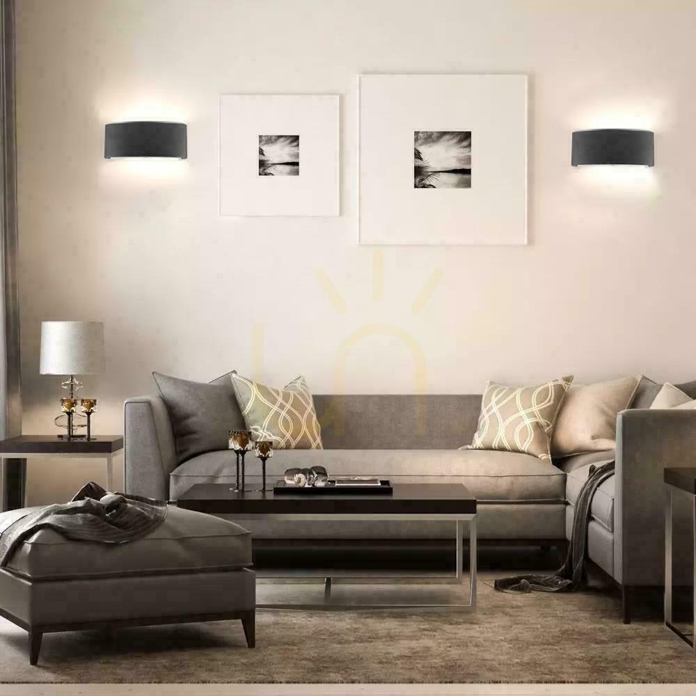 Kilátás Falra szerelhető, felülről lefelé V-TAC 6W LED Fekete IP54 VT-846 3000K 630lm Falra szerelhető, felülről lefelé V-TAC 6W LED Fekete IP54 VT-846 3000K 630lm