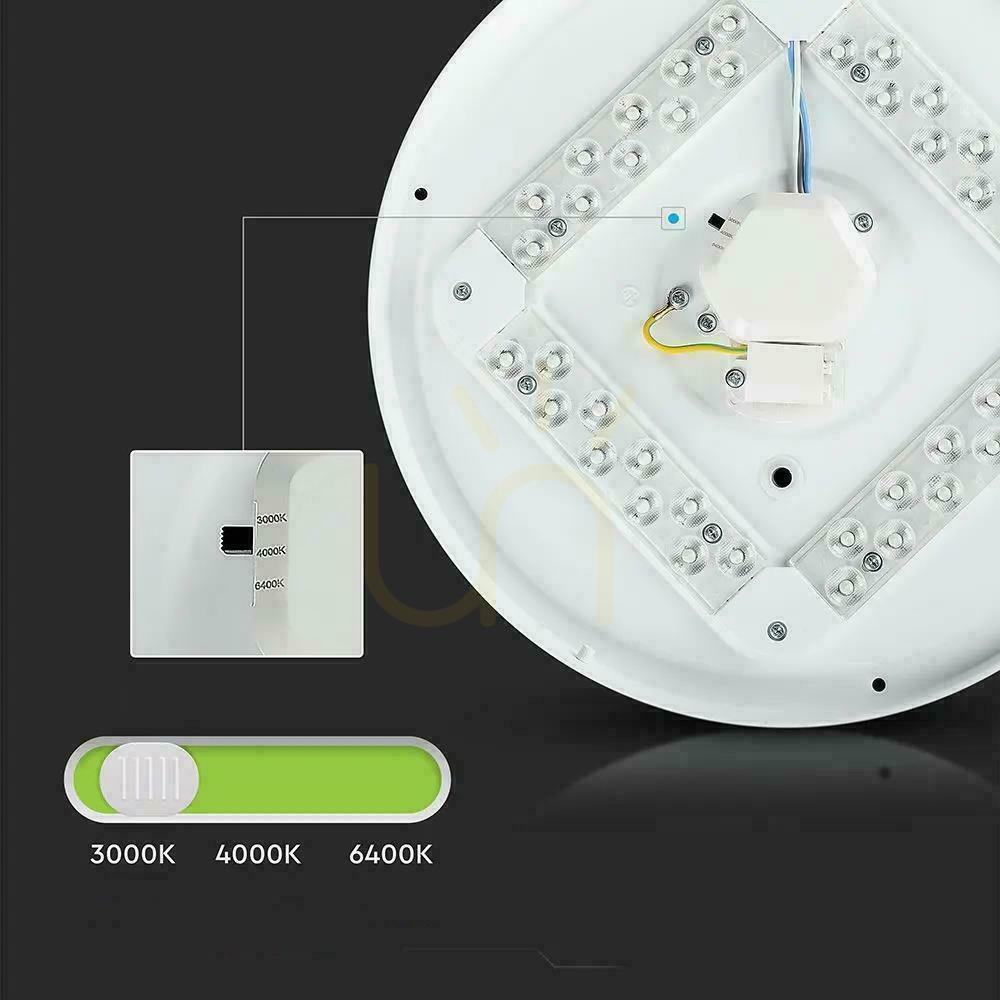 Előnézet Plafond V-TAC 36W Milky CCT színváltás fi.480 VT-8436-M-N 3000K-6400K 3900lm Plafond V-TAC 36W Milky CCT színváltás fi.480 VT-8436-M-N 3000K-6400K 3900lm