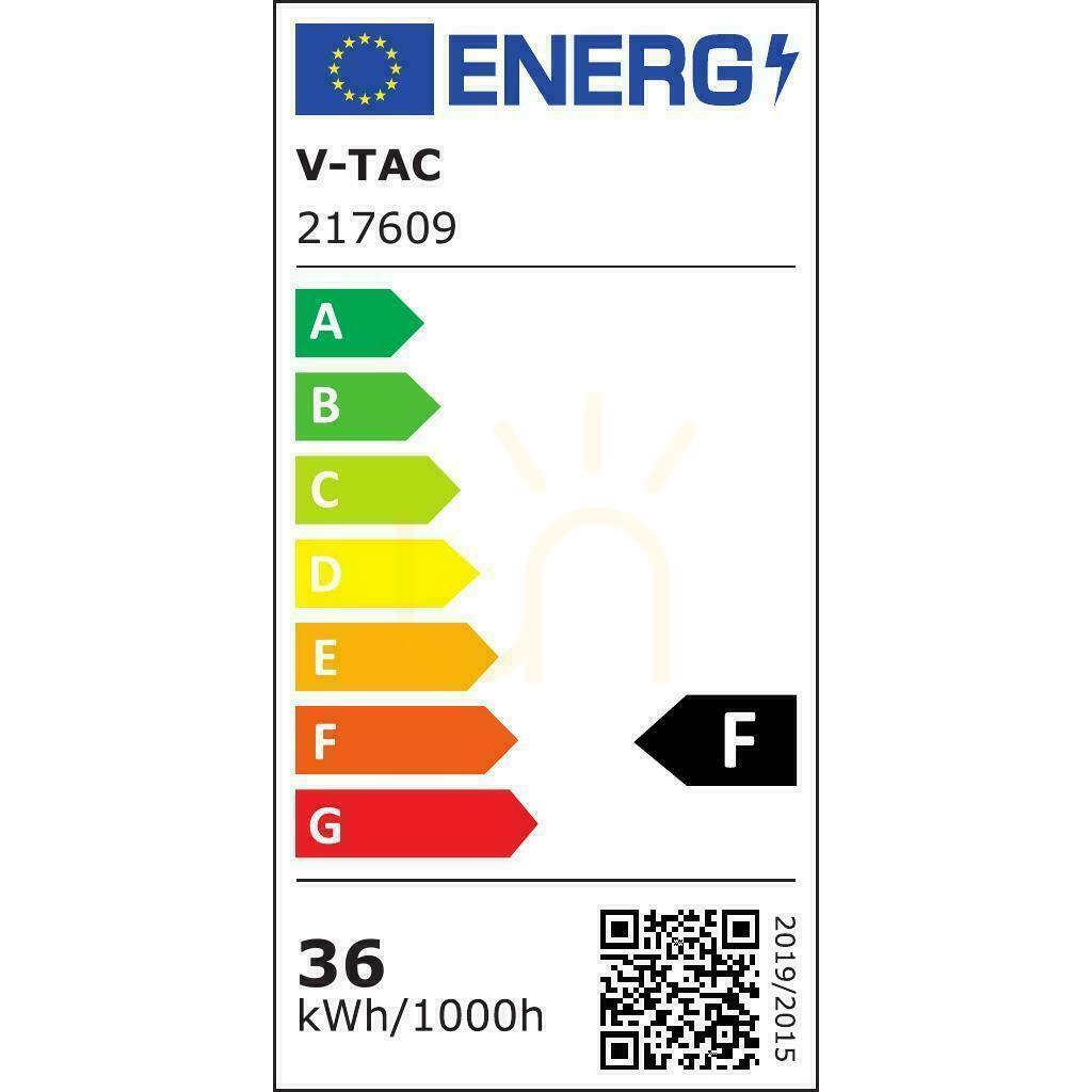 Kijelző Plafond V-TAC 36W Milky CCT színváltás fi.480 VT-8436-M-N 3000K-6400K 3900lm Plafond V-TAC 36W Milky CCT színváltás fi.480 VT-8436-M-N 3000K-6400K 3900lm