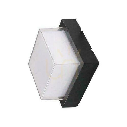 Jelölje be V-TAC 7W LED Fekete négyzet alakú lámpatest IP65 VT-831 3000K 700lm