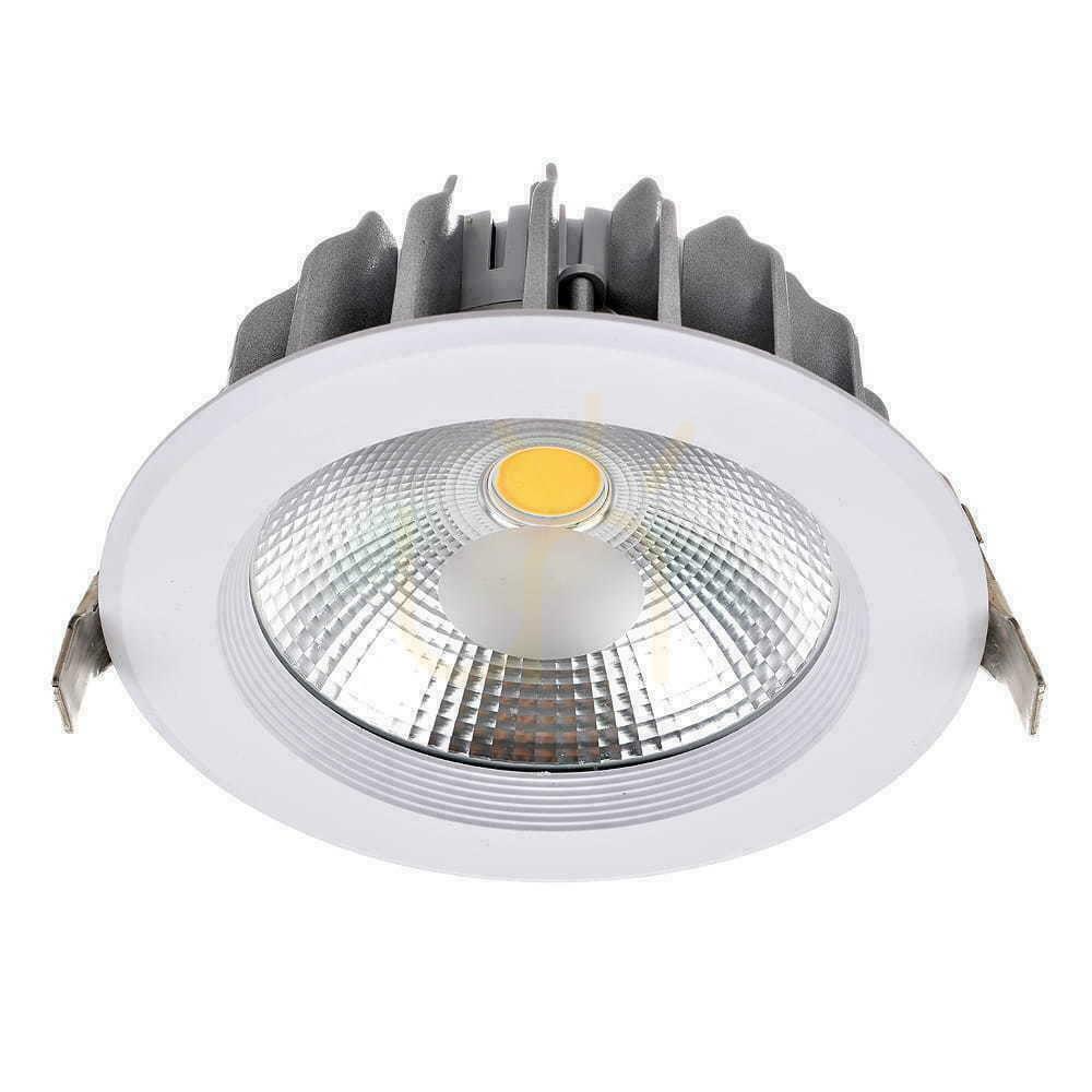 Előnézet LED V-TAC 30W COB Downlight 120Lm/W VT-26301 6000K 3100lm. LED V-TAC 30W COB Downlight 120Lm/W VT-26301 6000K 3100lm.