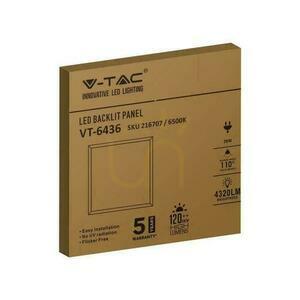 V-TAC 36W 600x600 LED háttérvilágítás panel 33mm 120Lm/W VT-6436 4000K 4320lm 5 év garancia 2 V-TAC 36W 600x600 LED háttérvilágítás panel 33mm 120Lm/W VT-6436 4000K 4320lm 5 év garancia small 2