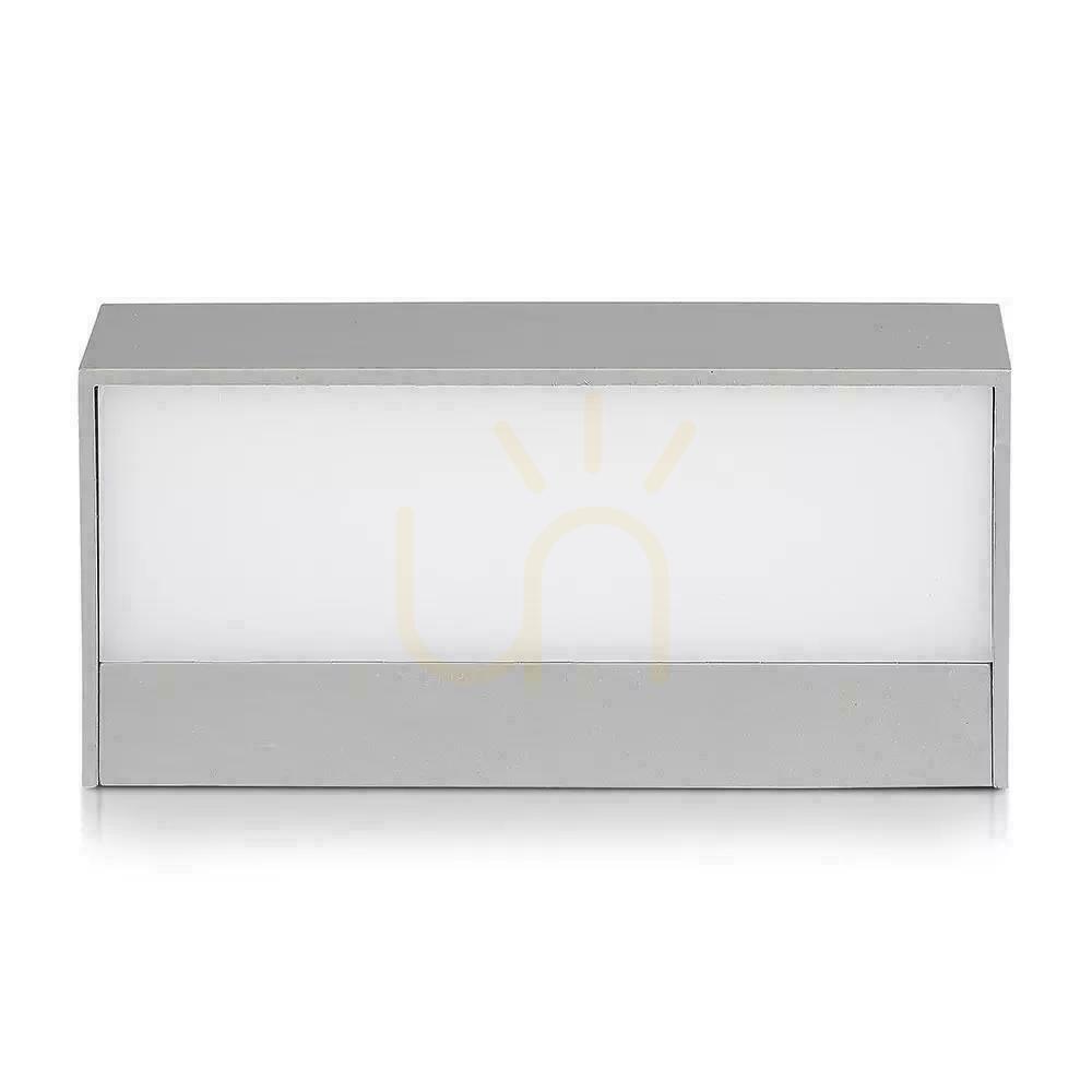 Kilátás V-TAC 9W LED-es fali lámpatest Top Down szürke IP65 VT-8056 3000K 850lm V-TAC 9W LED-es fali lámpatest Top Down szürke IP65 VT-8056 3000K 850lm