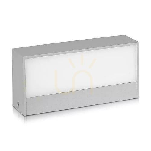 Jelölje be V-TAC 9W LED-es fali lámpatest Fel Le szürke IP65 VT-8056 6400K 850lm