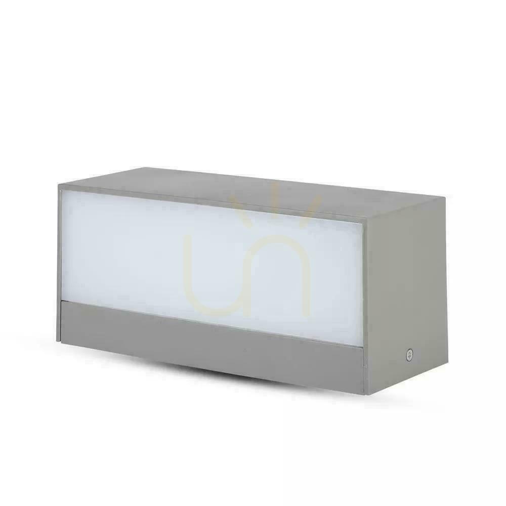 Kilátás V-TAC 12W LED-es fali lámpatest Top Down szürke IP65 VT-8057 4000K 1150lm V-TAC 12W LED-es fali lámpatest Top Down szürke IP65 VT-8057 4000K 1150lm