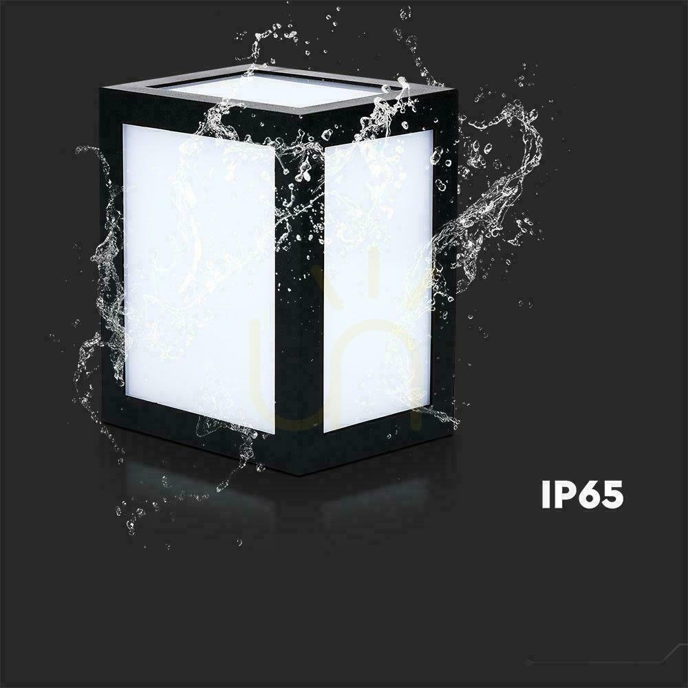 Kijelző V-TAC 12W LED fali lámpatest IP65 Fekete VT-822 4000K 1350lm V-TAC 12W LED fali lámpatest IP65 Fekete VT-822 4000K 1350lm