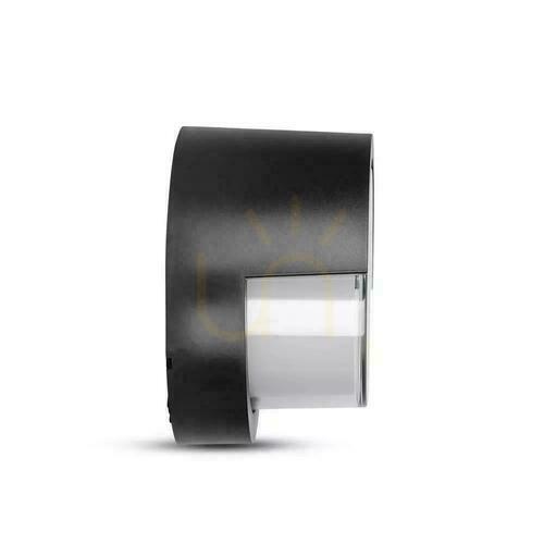 Jelölje be V-TAC VT-831 LED homlokzati fali lámpa 7 W, 610 lm, 3000 K, IP65, fekete kerek