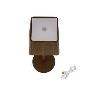 V-TAC 2W LED töltés Dimmelhető éjjeli lámpa IP54 bronz Corten VT-7563 3000K 200lm IP54 bronz Corten VT-7563 3000K 200lm small 1