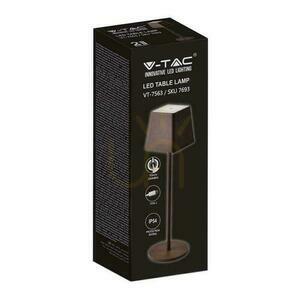 V-TAC 2W LED töltés Dimmelhető éjjeli lámpa IP54 bronz Corten VT-7563 3000K 200lm IP54 bronz Corten VT-7563 3000K 200lm small 5