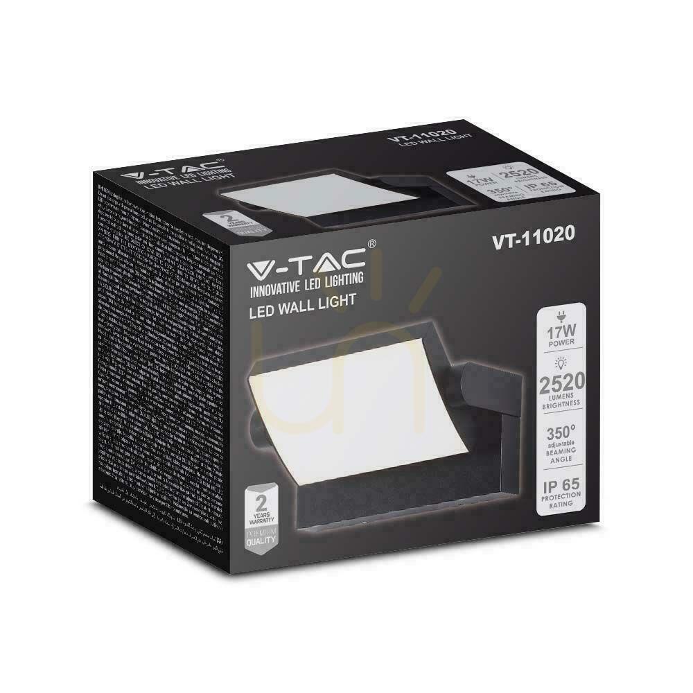 Előadás V-TAC 17W LED homlokzati projektoros lámpatest Fekete IP65 VT-11020 3000K 2520lm. V-TAC 17W LED homlokzati projektoros lámpatest Fekete IP65 VT-11020 3000K 2520lm.