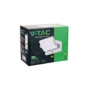 V-TAC 17W LED projektoros homlokzati lámpatest mozgásérzékelő fehér IP65 VT-11020S 3000K 2520lm. small 5
