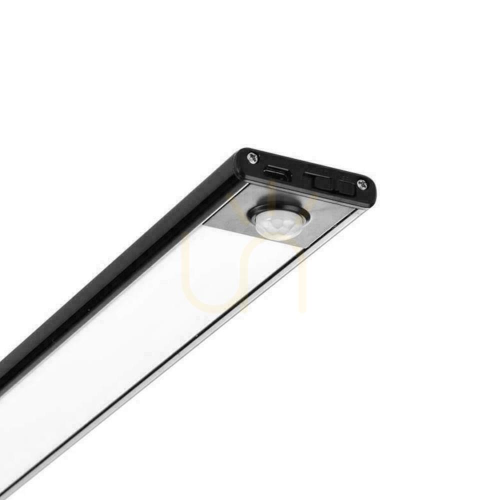 Jelölje be V-TAC 1.5W LED-es szekrény alatti lámpatest Fekete Mozgásérzékelő USB töltés 30cm VT-8141 4000K 110lm V-TAC 1.5W LED-es szekrény alatti lámpatest Fekete Mozgásérzékelő USB töltés 30cm VT-8141 4000K 110lm