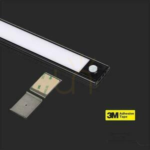 V-TAC 2W LED-es szekrény alatti lámpatest Fekete Mozgásérzékelő USB töltés 40cm VT-8142 3000K 160lm 3 V-TAC 2W LED-es szekrény alatti lámpatest Fekete Mozgásérzékelő USB töltés 40cm VT-8142 3000K 160lm small 3