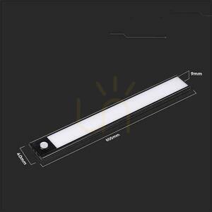 V-TAC 2,5W LED-es szekrény alatti lámpatest Fekete Mozgásérzékelő USB töltés 60cm VT-8143 4000K 260lm 5 V-TAC 2,5W LED-es szekrény alatti lámpatest Fekete Mozgásérzékelő USB töltés 60cm VT-8143 4000K 260lm small 5