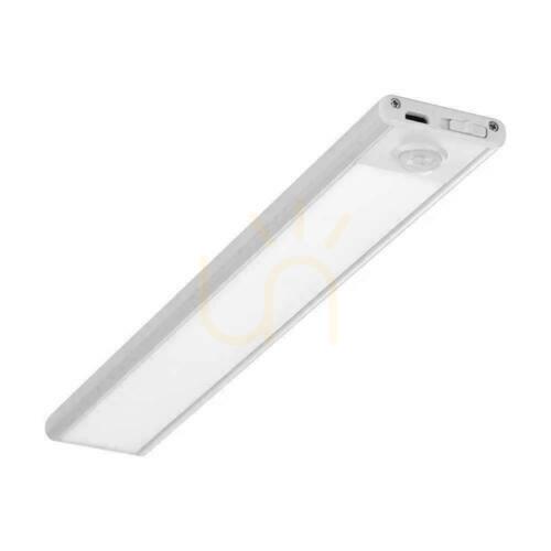 Jelölje be V-TAC 2.5W LED-es szekrény alatti lámpatest Ezüst Mozgásérzékelő USB töltés 60cm VT-8143 3000K 260lm