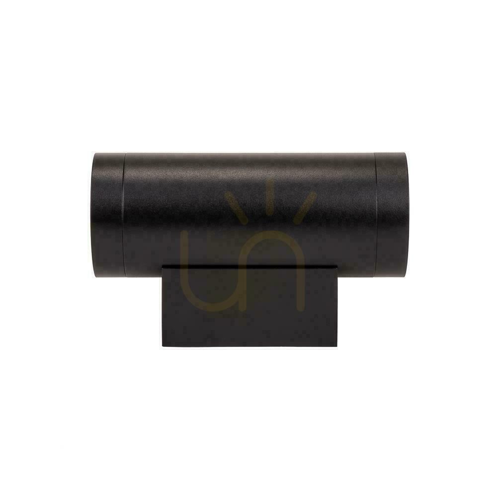 Kilátás V-TAC Top Down 2xGU10 fekete IP54 VT-11015 kerti homlokzati fali lámpa. V-TAC Top Down 2xGU10 fekete IP54 VT-11015 kerti homlokzati fali lámpa.