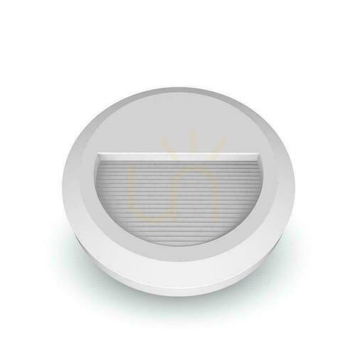 Jelölje be Lépcsőfényszóró 2W LED V-TAC fehér kerek 230V IP65 VT-1142 4000K 80lm