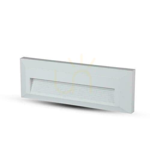 Jelölje be Lépcsőfényszóró 3W LED V-TAC fehér téglalap 230V IP65 VT-1162 4000K 110lm