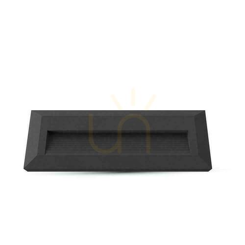 Jelölje be Lépcsőházi lámpatest 3W LED V-TAC fekete téglalap 230V IP65 VT-1162 4000K 110lm