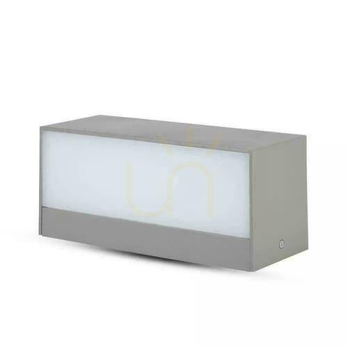 Jelölje be V-TAC 12W LED-es fali lámpatest Top Down szürke IP65 VT-8057 6400K 1150lm