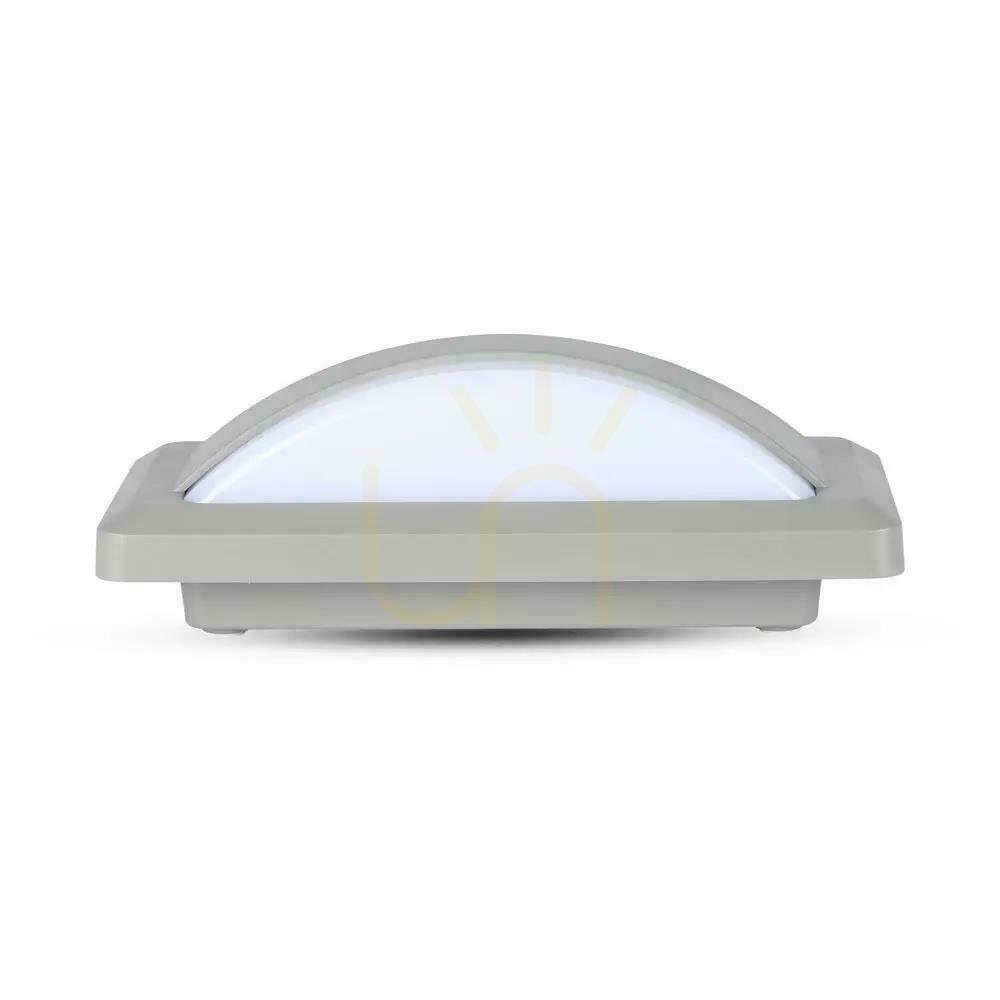 Jelölje be V-TAC 12W LED-es fali lámpatest szürke IP65 VT-8058 6400K 1160lm V-TAC 12W LED-es fali lámpatest szürke IP65 VT-8058 6400K 1160lm