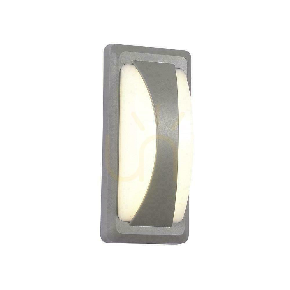 Jelölje be V-TAC 12W LED-es fali lámpatest szürke IP65 VT-8058 6400K 1160lm V-TAC 12W LED-es fali lámpatest szürke IP65 VT-8058 6400K 1160lm