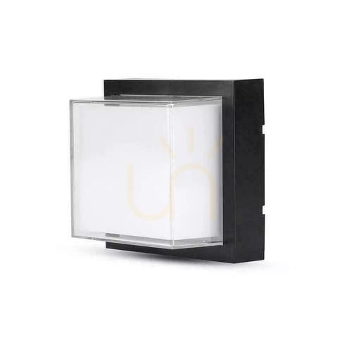 Jelölje be V-TAC 12W LED lámpatest IP65 Fekete négyzet VT-828 3000K 1200lm