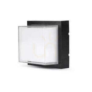 V-TAC 12W LED lámpatest IP65 Fekete négyzet VT-828 3000K 1200lm 1 V-TAC 12W LED lámpatest IP65 Fekete négyzet VT-828 3000K 1200lm small 1