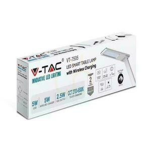 V-TAC 5W 3in1 indukciós fehér színváltó asztali lámpa VT-7505 3000K-6500K 560lm. 3 V-TAC 5W 3in1 indukciós fehér színváltó asztali lámpa VT-7505 3000K-6500K 560lm. small 3