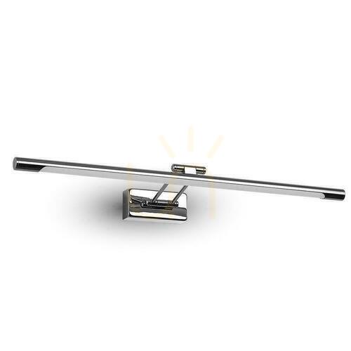 Jelölje be V-TAC 9W LED lámpatest tükörkép króm 50cm VT-7008 3000K 550lm 3 év garancia 3 év garancia
