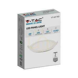 LED panel V-TAC Premium Downlight 6W kerek fi120 VT-607 4000K 490lm 2 LED panel V-TAC Premium Downlight 6W kerek fi120 VT-607 4000K 490lm small 2