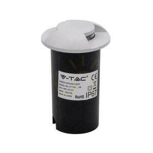 V-TAC 1W LED 1-Wattos földre szerelt kerti felülvilágító fehér 2 oldalú IP67 VT-1161 3000K 50lm small 2