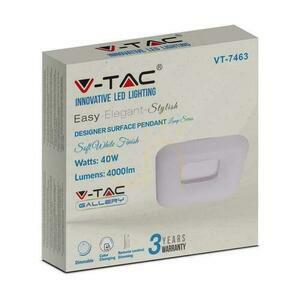 LED V-TAC 40W mennyezeti lámpatest négyzet alakú színváltás 46x46cm Dimmelhető fehér VT-7463 2700K-6400K 4000lm 3 év garancia 3 év garancia 4 LED V-TAC 40W mennyezeti lámpatest négyzet alakú színváltás 46x46cm Dimmelhető fehér VT-7463 2700K-6400K 4000lm 3 év garancia 3 év garancia small 4