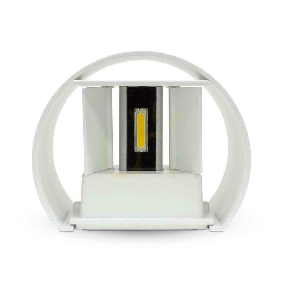 Kilátás Fali lámpatest 6W V-TAC Top Bottom állítható fehér kerek IP65 Bridgelux VT-756-W 3000K 700lm 3000K 700lm Fali lámpatest 6W V-TAC Top Bottom állítható fehér kerek IP65 Bridgelux VT-756-W 3000K 700lm 3000K 700lm