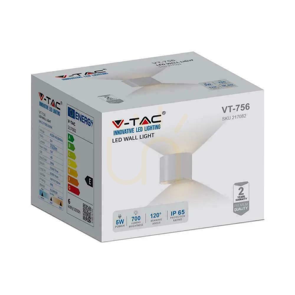 Előadás Fali lámpatest 6W V-TAC Top Bottom állítható fehér kerek IP65 Bridgelux VT-756-W 3000K 700lm 3000K 700lm Fali lámpatest 6W V-TAC Top Bottom állítható fehér kerek IP65 Bridgelux VT-756-W 3000K 700lm 3000K 700lm