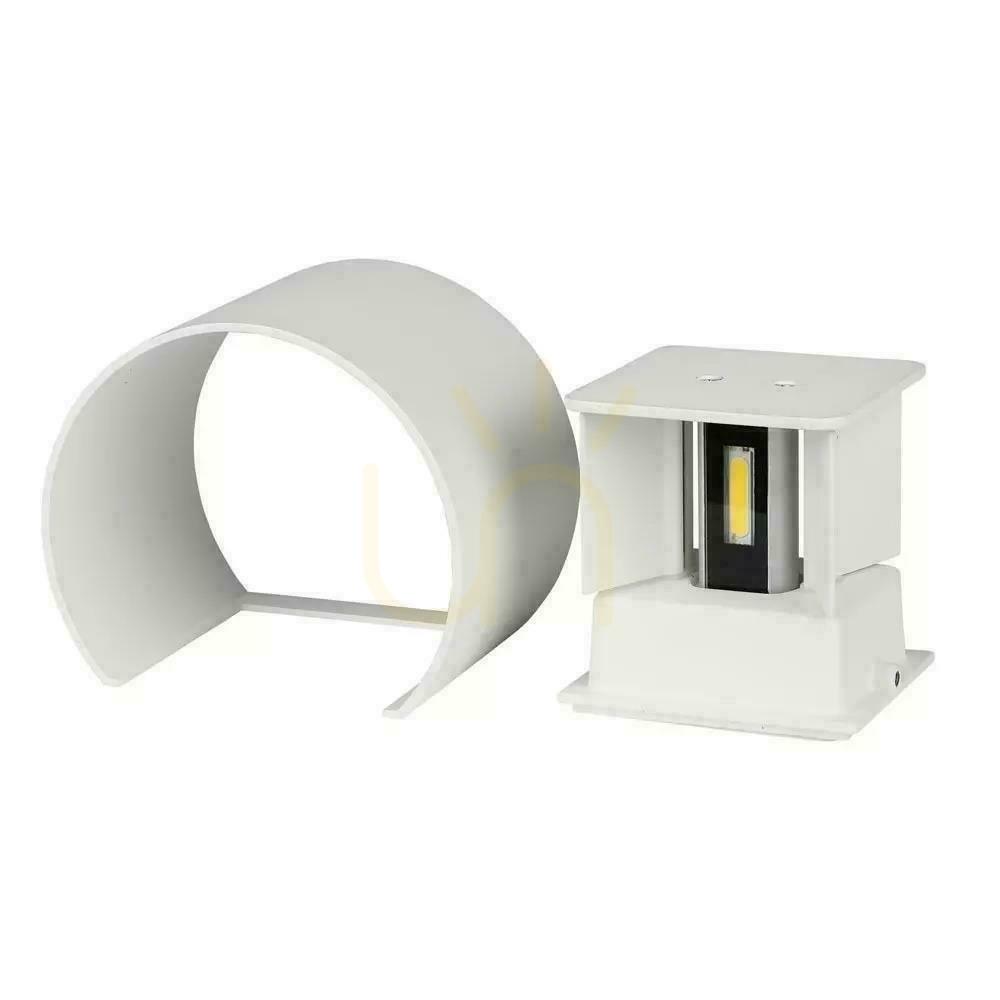 Jelölje be Fali lámpatest 6W V-TAC Top Bottom állítható fehér kerek IP65 Bridgelux VT-756-W 3000K 700lm 3000K 700lm Fali lámpatest 6W V-TAC Top Bottom állítható fehér kerek IP65 Bridgelux VT-756-W 3000K 700lm 3000K 700lm