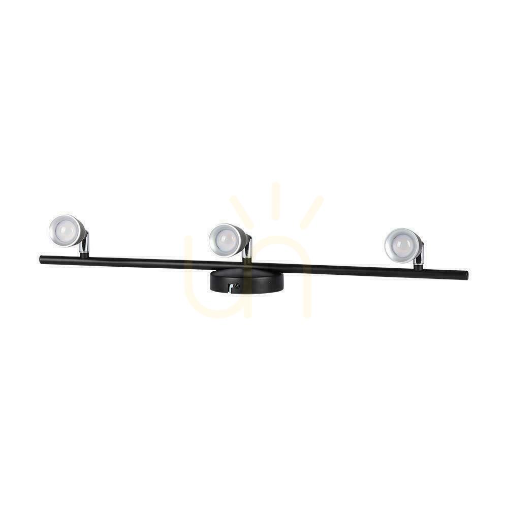 Előnézet V-TAC 13.5W LED mennyezeti szalag lámpatest Fekete VT-813 4000K 1260lm 3 év garancia 3 év garancia V-TAC 13.5W LED mennyezeti szalag lámpatest Fekete VT-813 4000K 1260lm 3 év garancia 3 év garancia