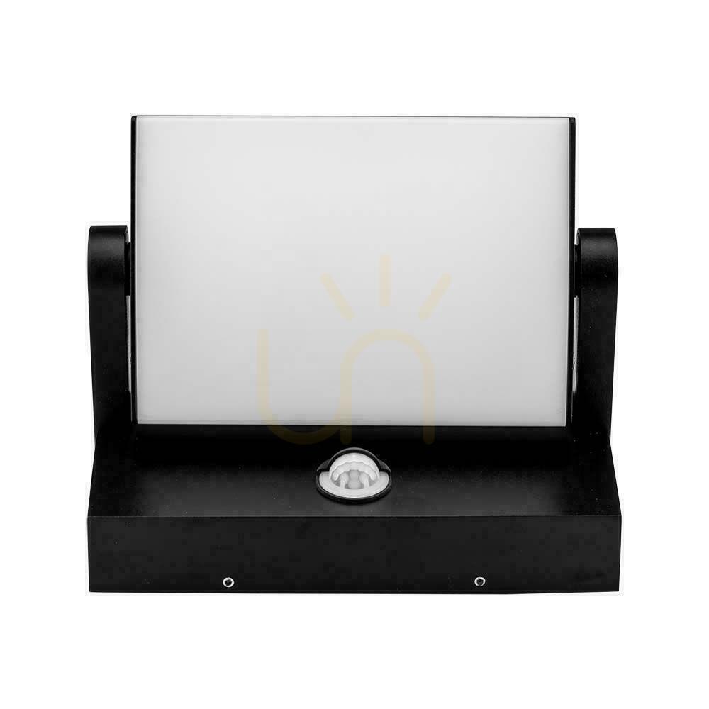 Kijelző V-TAC 17W LED projektoros homlokzati lámpatest mozgásérzékelő fekete IP65 VT-11020S 4000K 2520lm. V-TAC 17W LED projektoros homlokzati lámpatest mozgásérzékelő fekete IP65 VT-11020S 4000K 2520lm.