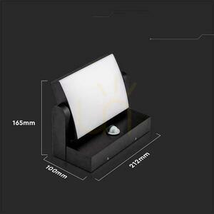 V-TAC 17W LED projektoros homlokzati lámpatest mozgásérzékelő fekete IP65 VT-11020S 4000K 2520lm. 6 V-TAC 17W LED projektoros homlokzati lámpatest mozgásérzékelő fekete IP65 VT-11020S 4000K 2520lm. small 6