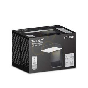 V-TAC 17W LED projektoros homlokzati lámpatest Fekete IP65 VT-11020 4000K 2580lm small 3