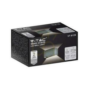 V-TAC 24W LED-es fali lámpatest Top Bottom IP65 szürke VT-8125 3000K 2720lm small 5