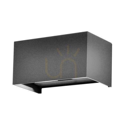 Jelölje be V-TAC VT-8125 kültéri fali lámpa LED 24 W 4000K fel-le IP65 szürke 2720 lm